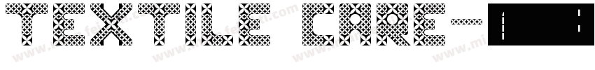 Textile Care字体转换